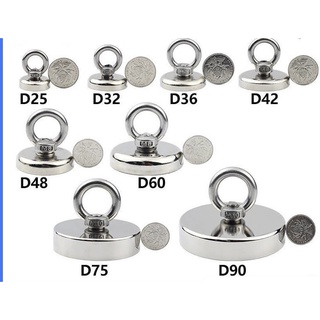 Nam châm móc treo tròn, móc hỏi d32. d25mm, d20,d16, d42,, .. nam châm cứu hộ. móc treo xoay 360 độ
