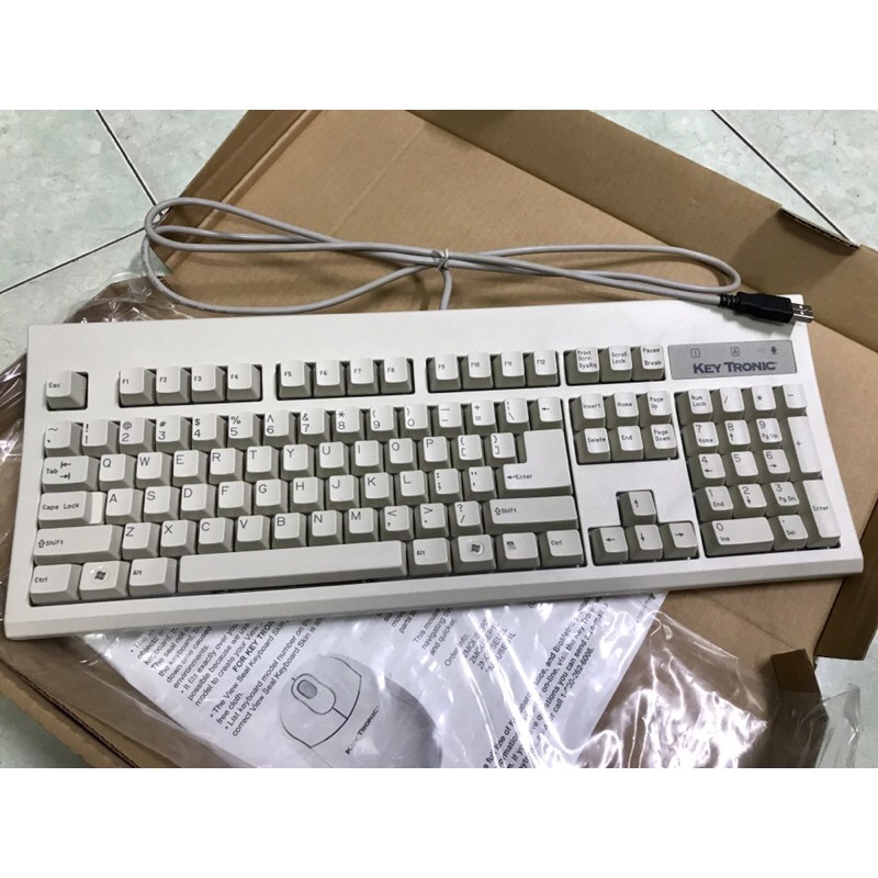 Bàn phím Keytronic cổng kết nối USB- Hàng mới- Chính hãng (màu trắng) | BigBuy360 - bigbuy360.vn