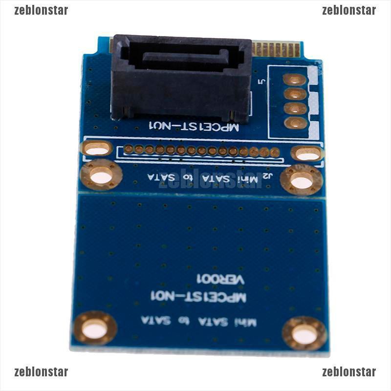 ❤star 1Pc mSATA PCI-e Express SATA SSD Slot To 7 Pin SATA HDD Convert Card Adapter ▲▲