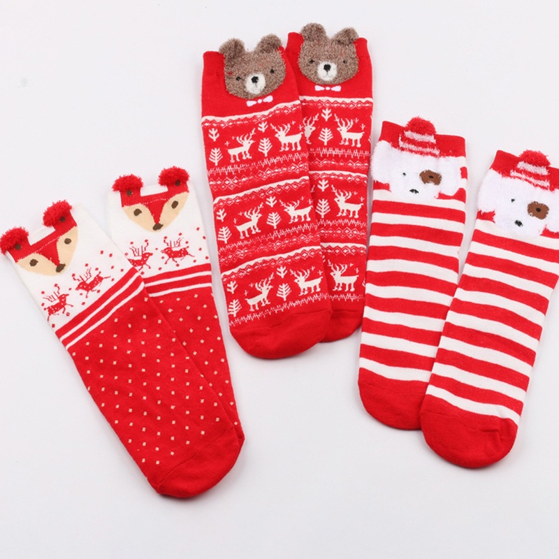 Vớ Lông Họa Tiết Hoạt Hình 3D Vui Nhộn Dành Cho Nữ