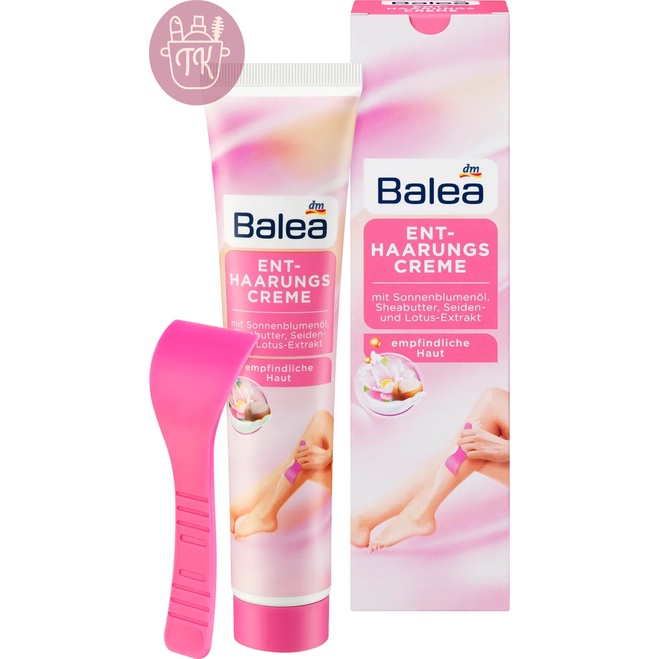 Bộ sản phẩm Kem tẩy lông BALEA 125 ml an toàn cho mọi loại da