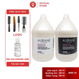 Dầu gội và dầu xả Aurane Keratin