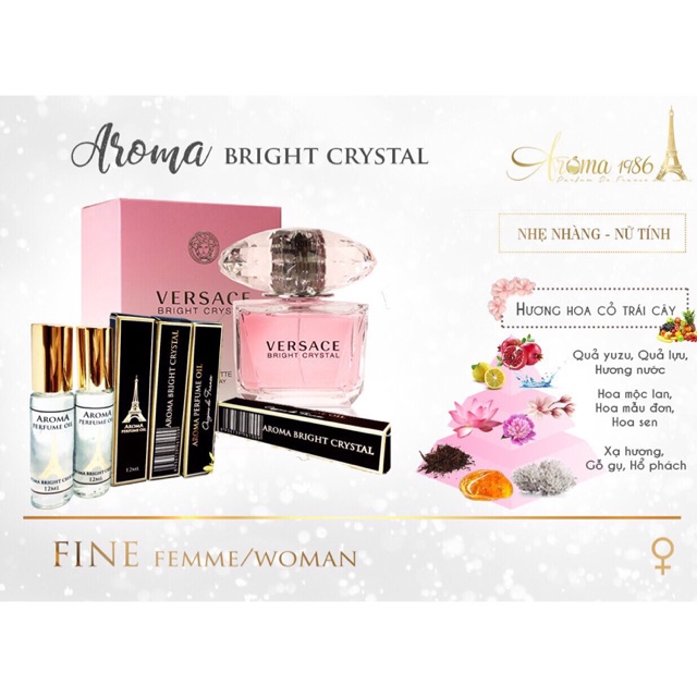 Tinh dầu AROMA BRIGHT CRYSTAL 12ml | BigBuy360 - bigbuy360.vn
