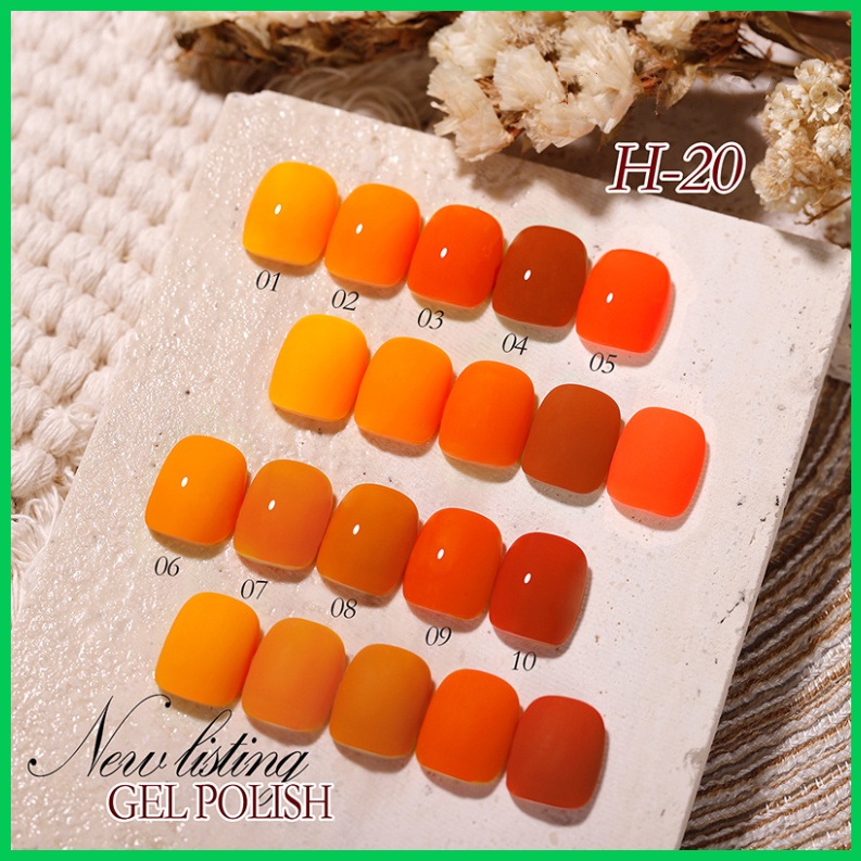 Sơn Móng - Sơn Gel - Angels - Màu Cam - H20