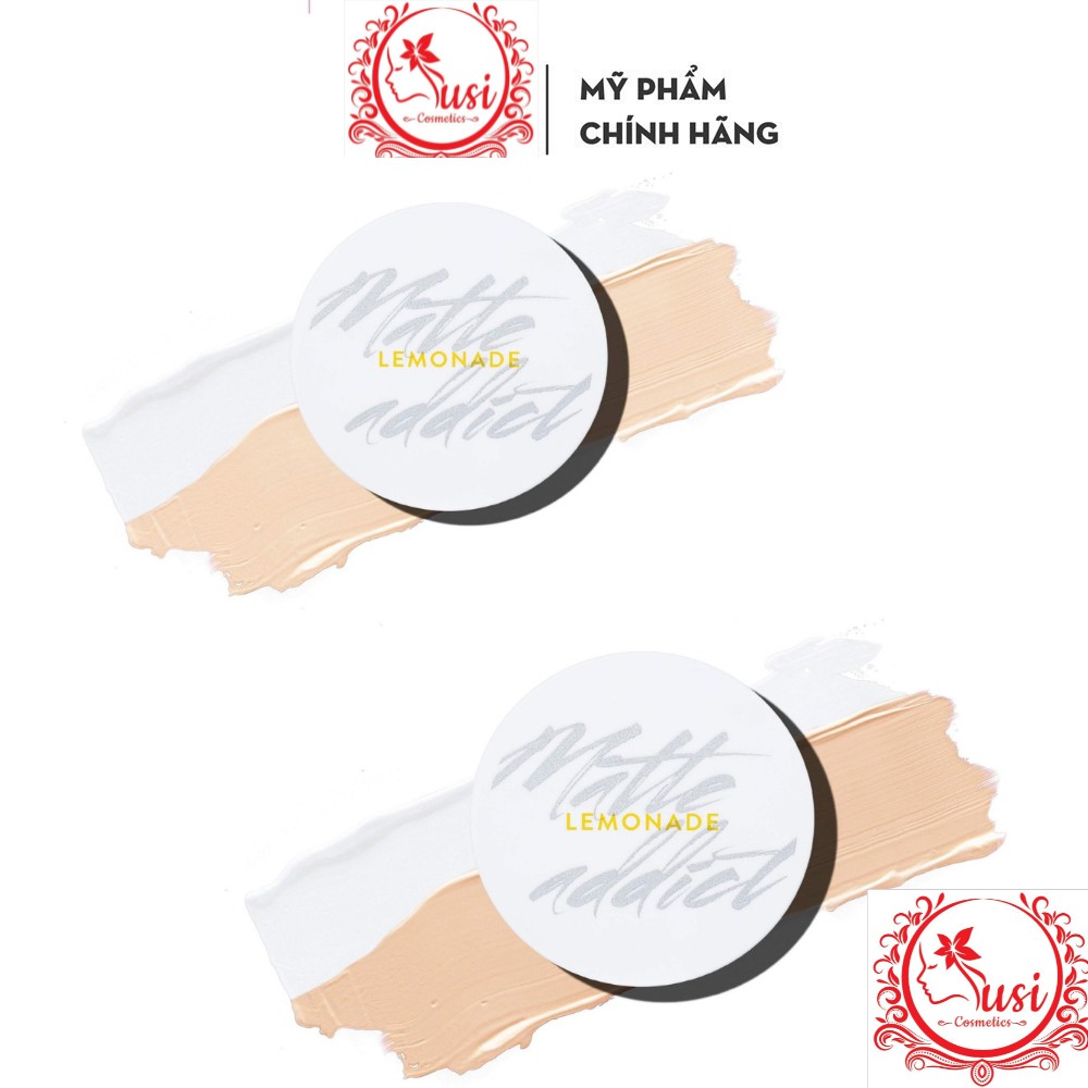 Phấn nước kiềm dầu Lemonade dual matte addict cushion