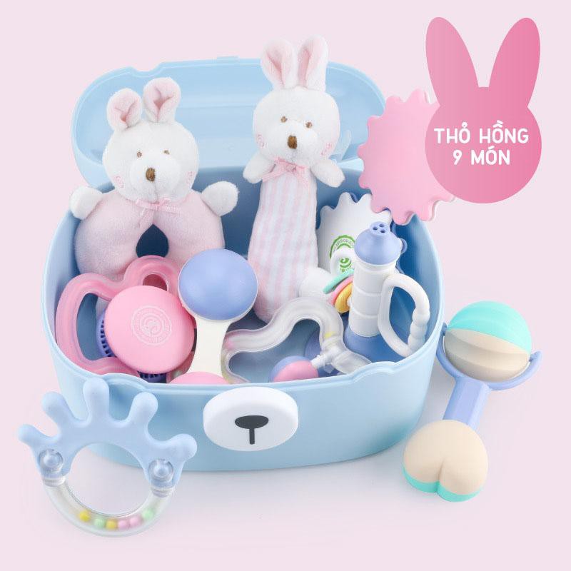 Set đồ chơi sơ sinh Goryeo Baby 9 món cho bé 0-18 tháng 5.0