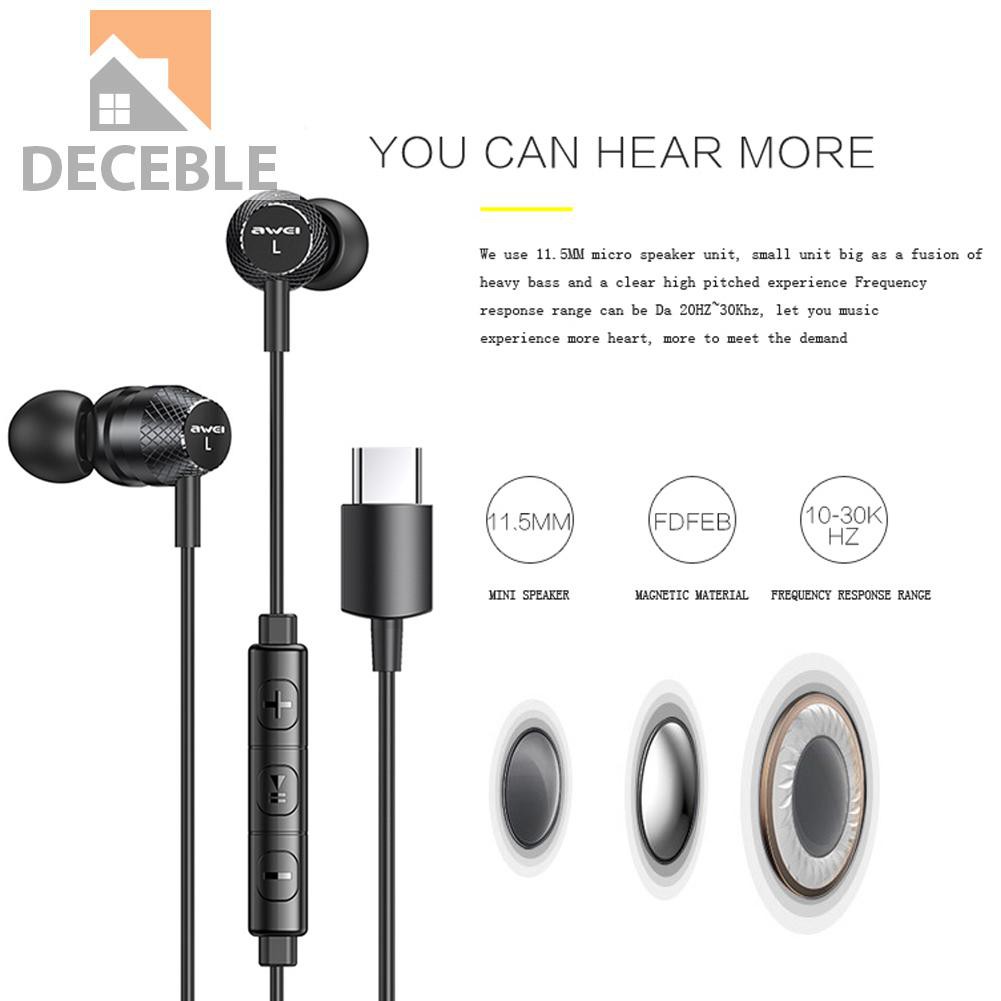 Tai Nghe Nhét Tai Awei Tc-5 Âm Thanh Hifi Sống Động Chất Lượng Cao | BigBuy360 - bigbuy360.vn