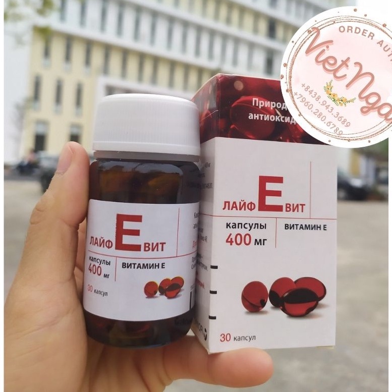 Thực phẩm bảo vệ sức khỏe Vitamin E | Thế Giới Skin Care