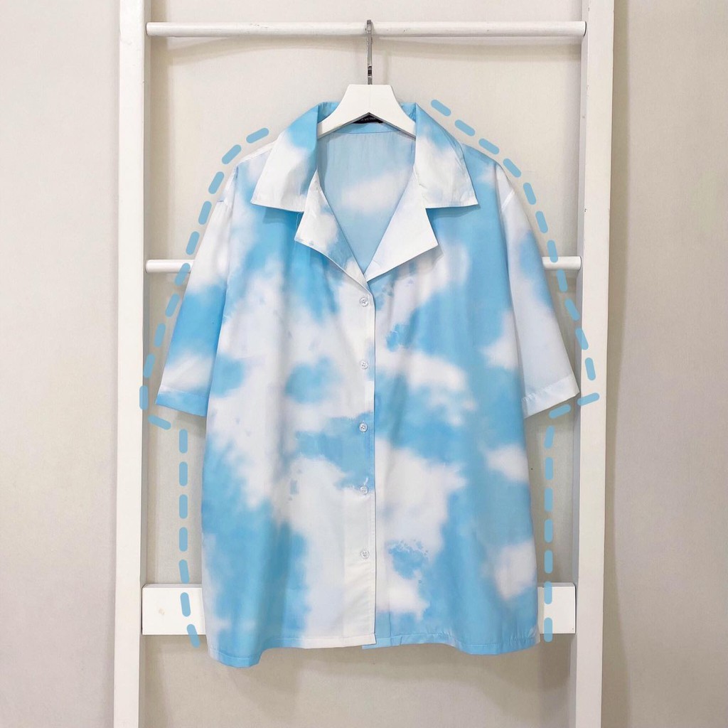 UNISEX - SƠ MI UNISEX - SƠ MI ULZZANG - SƠ MI TIE DYE - SƠ MI LOANG MÀU - SƠ MI TAY LỞ - SƠ MI UNISEX NAM NỮ
