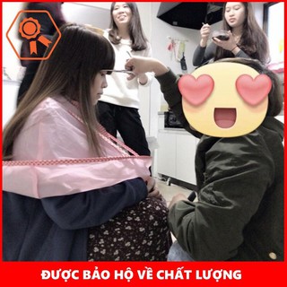Áo choàng cắt tóc có khay hứng Hàng Nhật