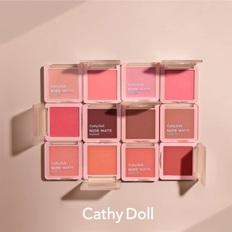 Phấn má hồng Cathy Doll Nude Matte Blusher 6g