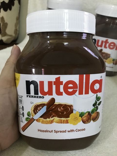 [Mã GROSALEHOT giảm 8% đơn 250K] [Hàng Canada] Bơ hạt dẻ Cacao Nutella 950gram.