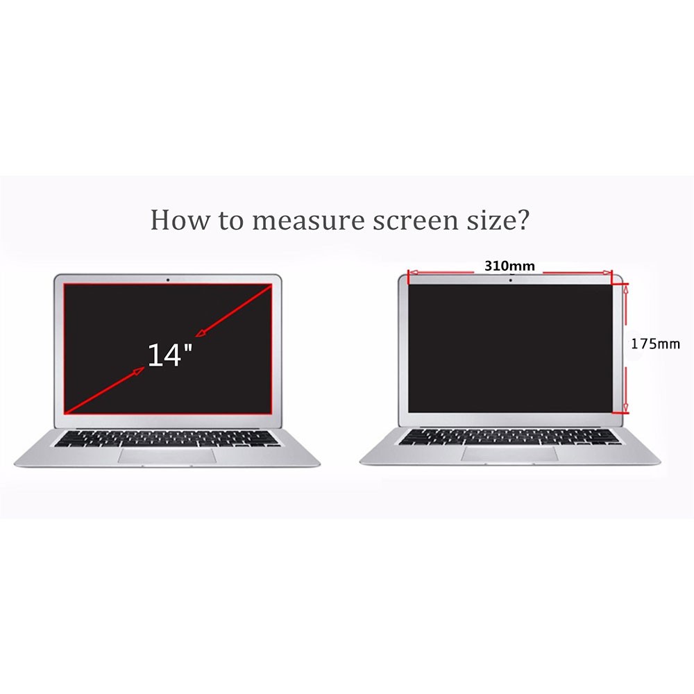  Miếng dán màn hình chống nhìn trộm 13inch 14inch 15.6inch cho laptop 16:9