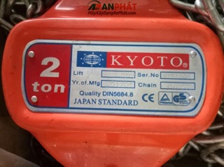 Palăng xích  kéo tay 2 tấn