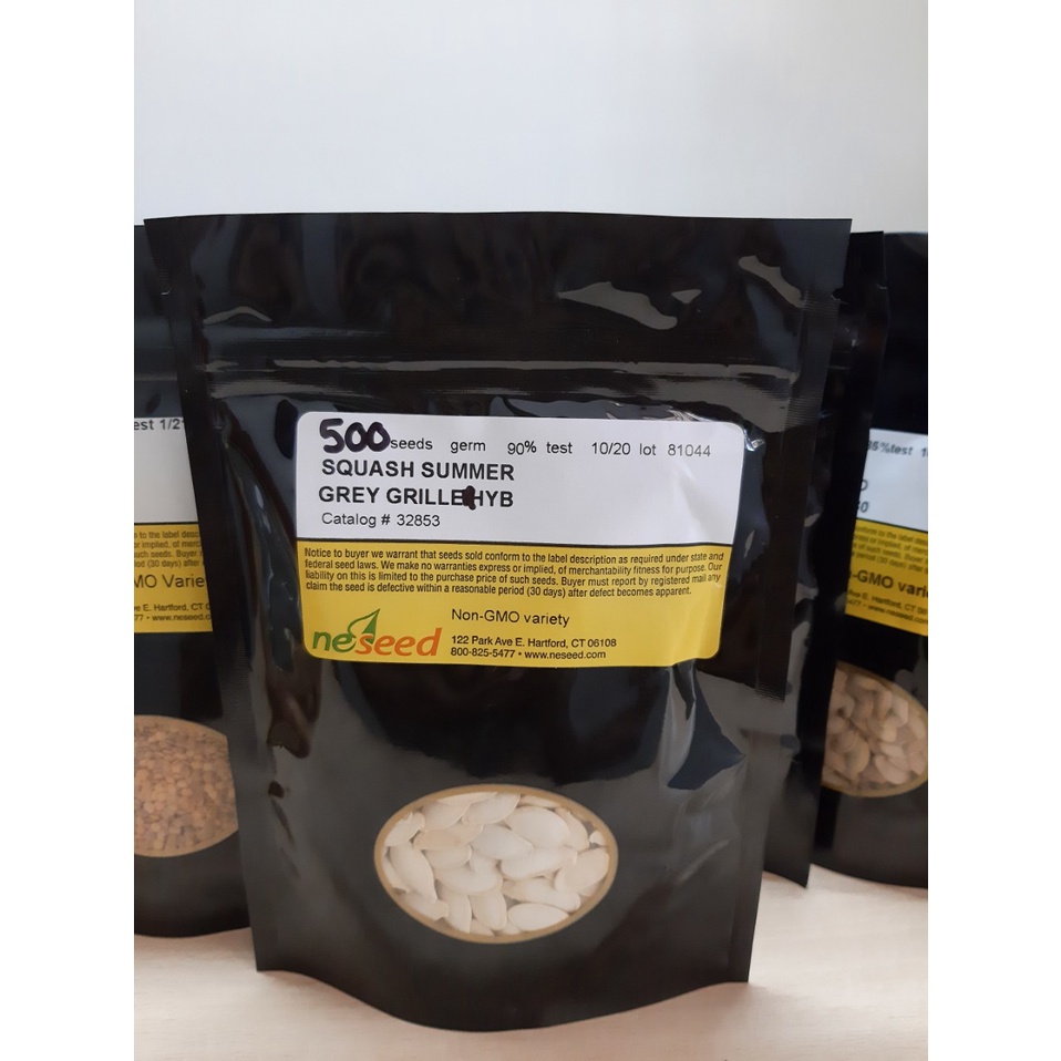 Hạt giống bí ngòi Mỹ Griller xám - tỷ lệ nảy mầm 95%