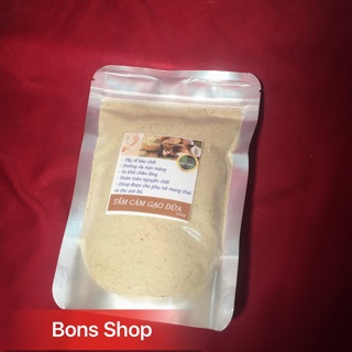 Bột Cám gạo dừa dành cho da khô, sậm màu 100g