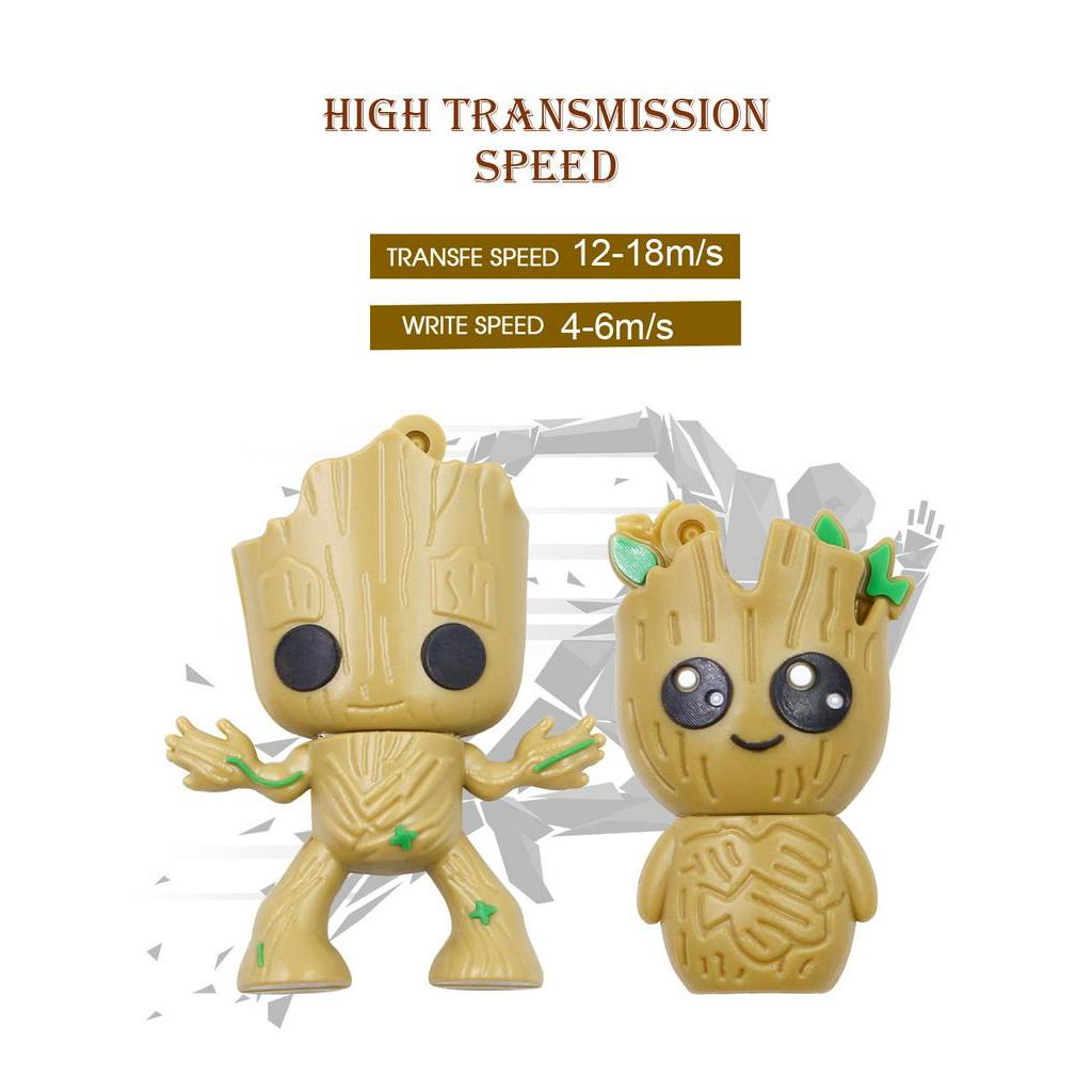 Ổ đĩa flash USB 1TB hình nhân vật Groot đáng yêu