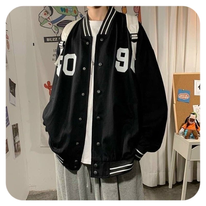 Áo khoác bomber, áo khoác nỉ nam nữ unisex dáng rộng phong cách ulzzang hàng loại 1 EQ | BigBuy360 - bigbuy360.vn