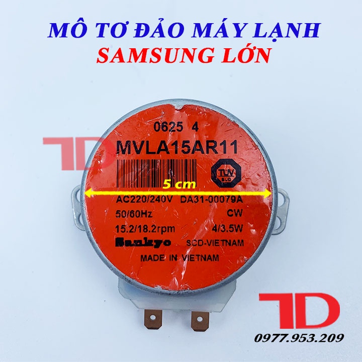 Mô tơ đảo cánh vẫy điều hòa TOSHIBA (giao ngẫu nhiên) và SAMSUNG Điện Lạnh Thuận Dung