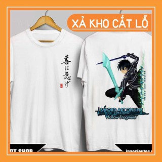 🔥SIÊU SALE🔥 🔥SALE🔥Áo thun in hình Kirito - áo Sword Art Online giá siêu rẻ nhất vịnh bắc bộ
