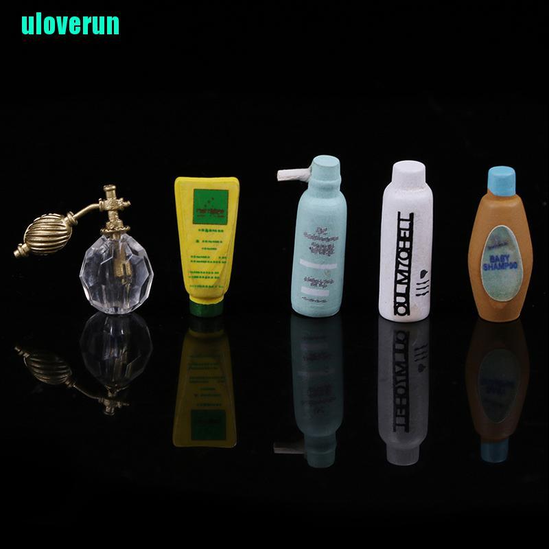 Bộ 5 Chai Sữa Tắm Tỉ Lệ 1: 12 Trang Trí Nhà Búp Bê