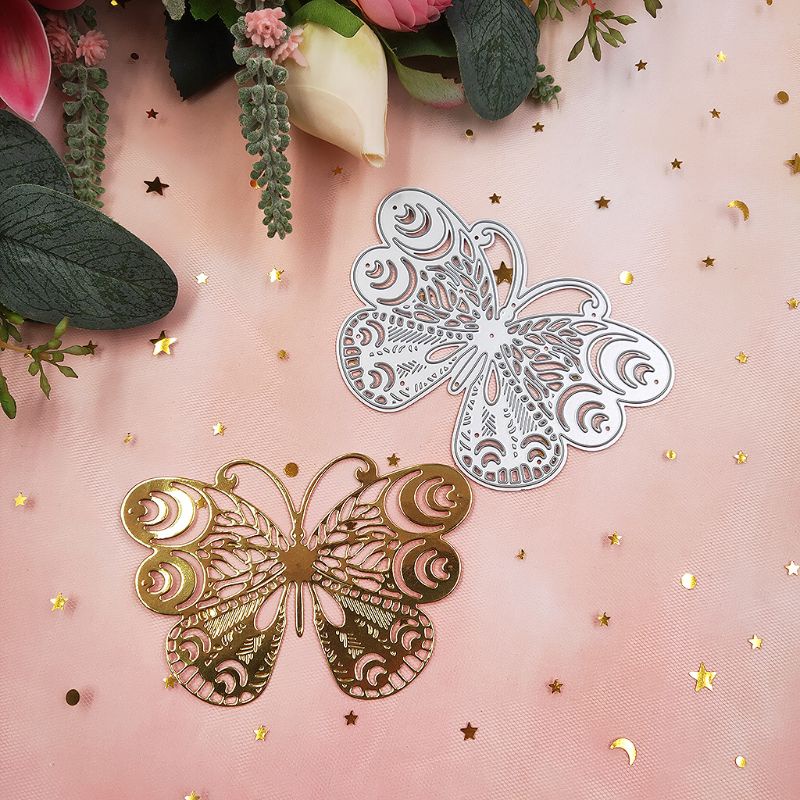 QQ Khuôn Cắt Giấy Kim Loại Hình Le Papillon