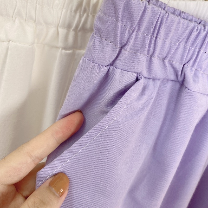 Quần Short Túi Gấu Unisex 🦋 Quần Đùi Nữ Gấu Gập 4 Màu 🦋 | BigBuy360 - bigbuy360.vn