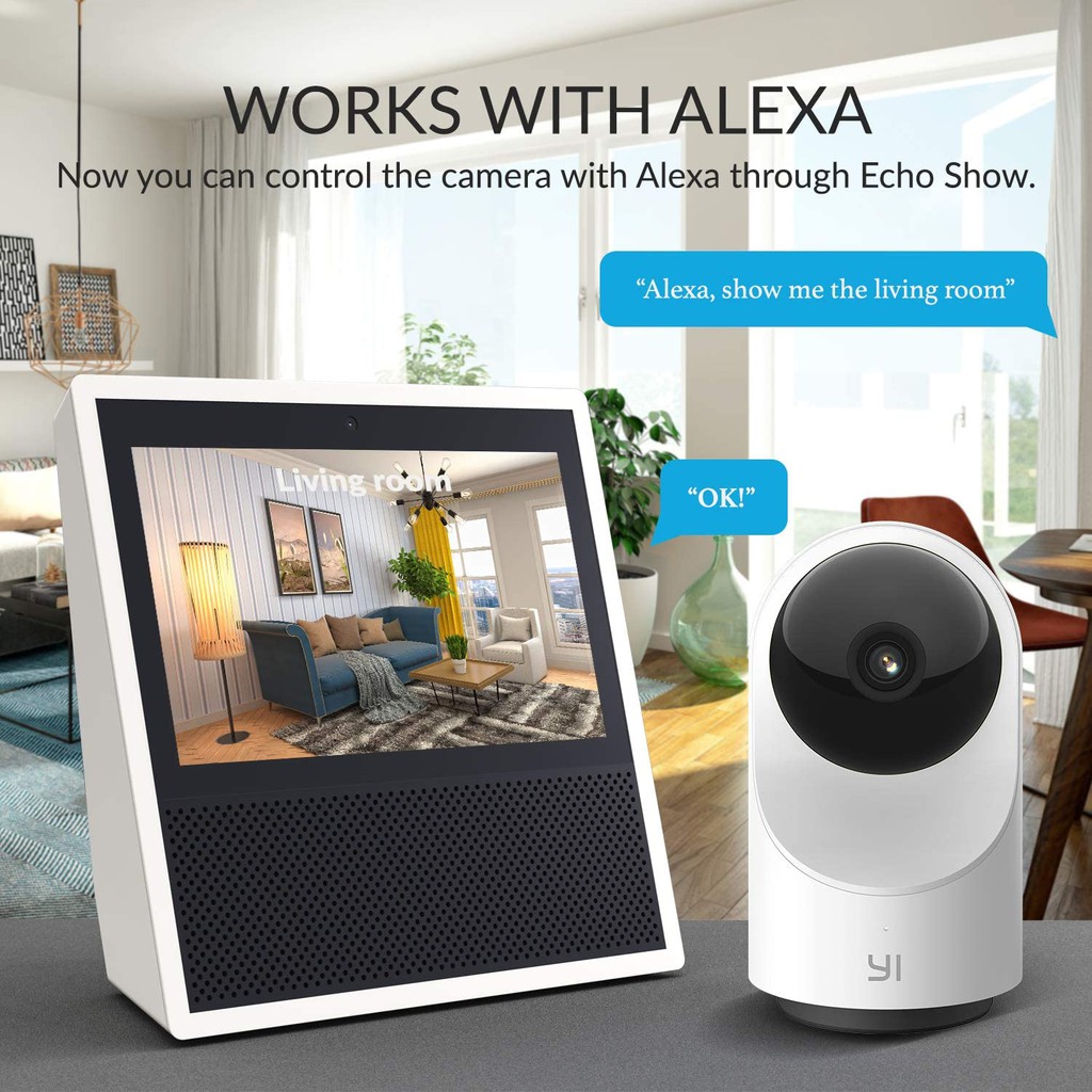 YI Dome X Camera IP WIFI Thông minh dạng xoay vòng Phiên bản EU 1080p