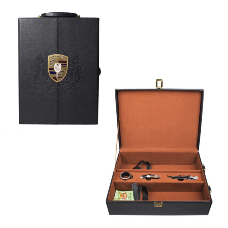 Hộp Da Đôi Đựng Rượu Vang - Phụ Kiện Rượu Vang 22 - Mã PK002 | BigBuy360 - bigbuy360.vn