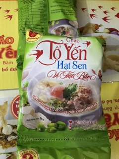 Cháo Tổ Yến Hạt Sen vị Thịt Bằm