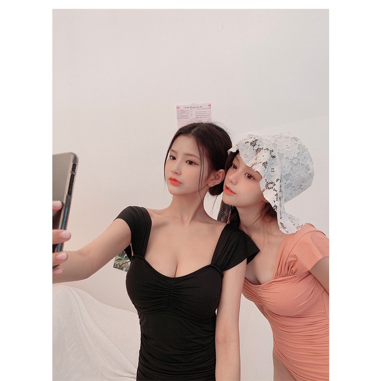 Có sẵn - Bộ đồ bơi nữ liền mảnh thun lạnh dày hàng nhập cao cấp