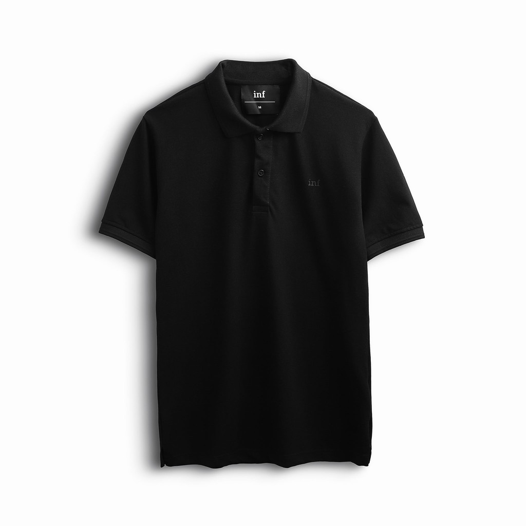 Áo Thun Polo Nam Cổ Bẻ INF in Logo, Chất Vải Cá Sấu Cotton, PL002655 , SOMEHOW