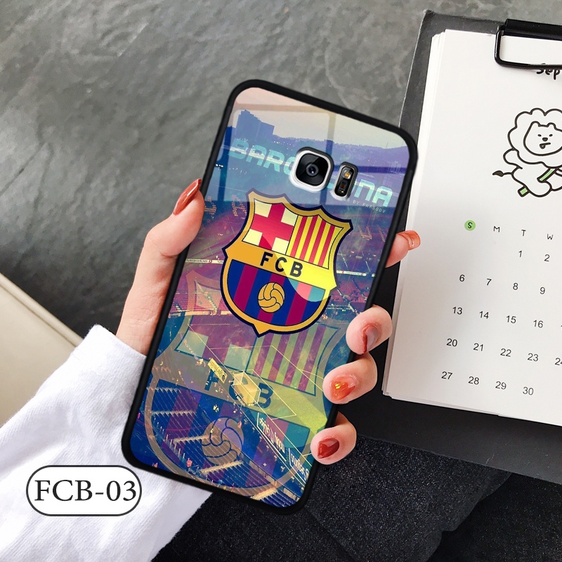 Ốp đội bóng Samsung Galaxy S7 Edge - Lưng kính cường lực