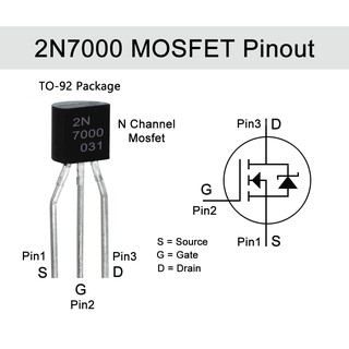 2N7000 TO92 0.3A 60V
