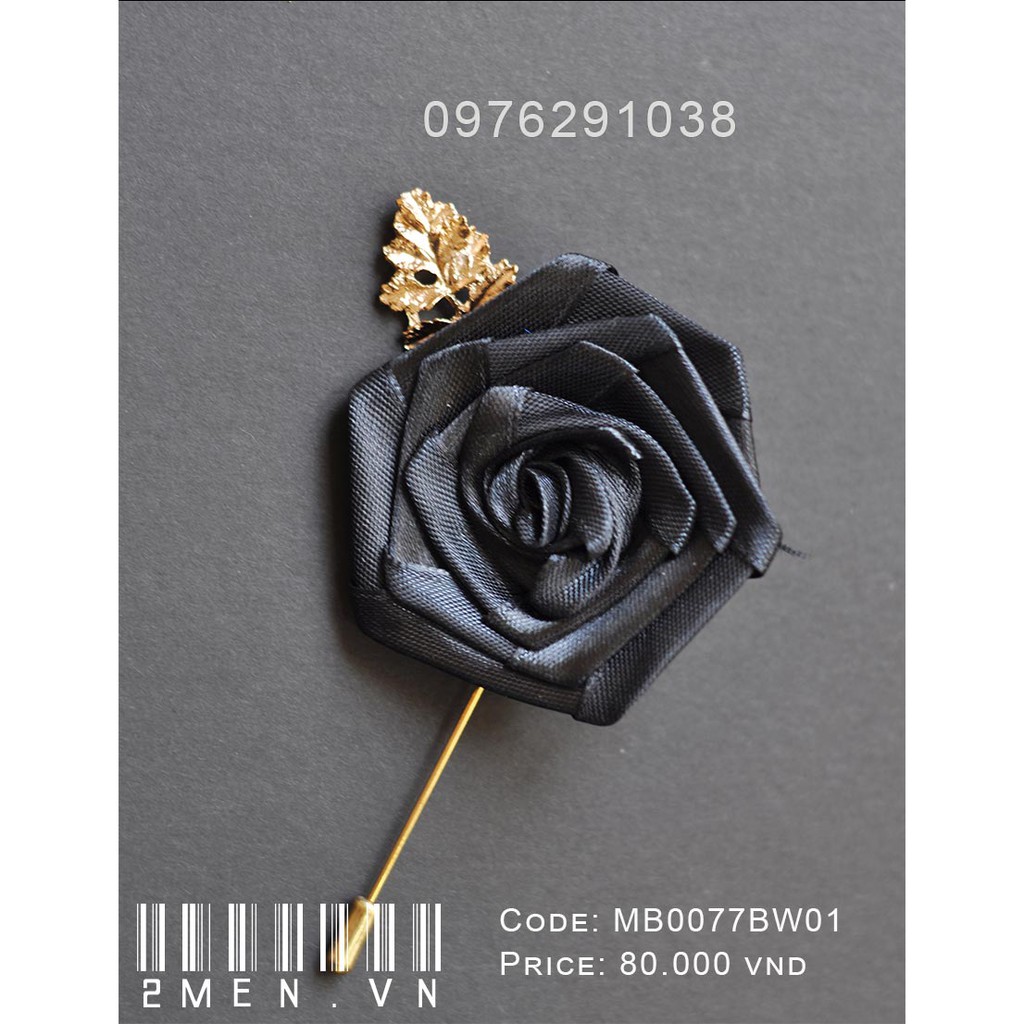 Brooch hoa cài áo unisex MB0077BW01