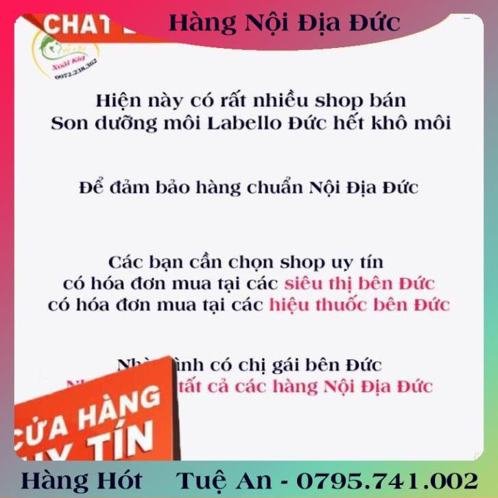 Son dưỡng môi căng mọng, mềm mịn Labello Đức   .