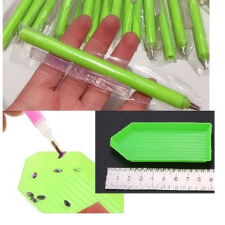 BỘ bút chấm đá & khay đựng trang trí móng tay, làm tranh 3 chi tiết