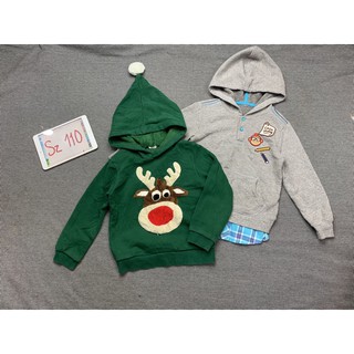 Áo hoodie tuần lộc xanh