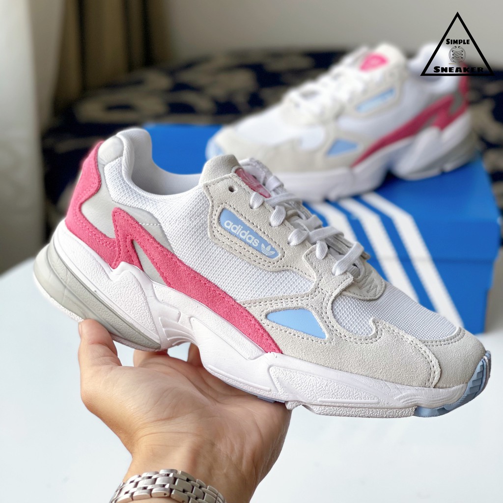 Giày Nữ Sneaker Adidas FREESHIPAdidas Falcon Shock Pink Nữ Chính Hãng - Chuẩn Auth 100%