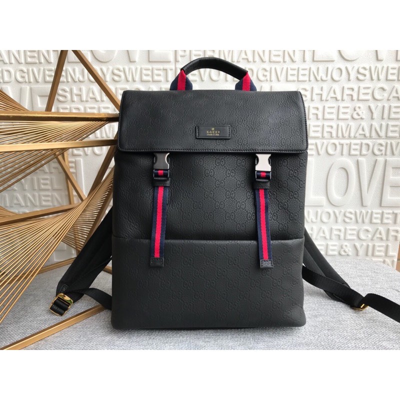 Balo da thật cao cấp Gucci GG/GC thiết kế thời trang mẫu mới