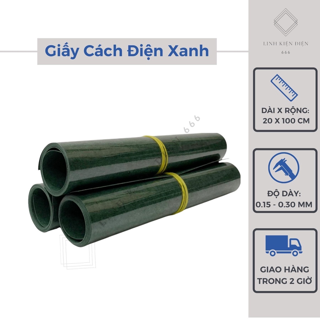 Giấy Cách Điện (0.1 - 0.3mm) Cách Nhiệt, Cách Điện Quấn Biến Áp