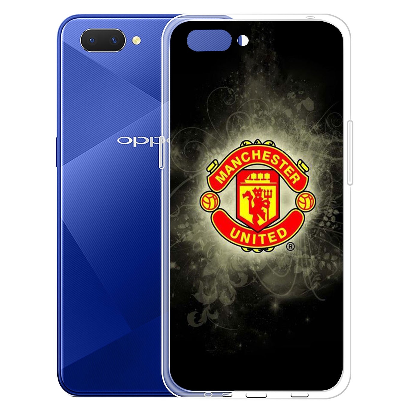 Ốp điện thoại silicon mềm cho iPhone XR X XS Max 7 8 6 6s Plus + 6Plus 7Plus 8Plus hình logo Manchester United FC