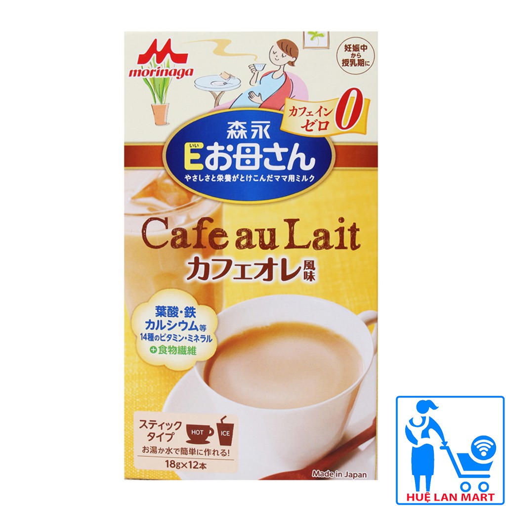 Sữa Bột Morinaga Hương Vị Cafe au Lait Hộp 216g (Phụ nữ mang thai và cho con bú)