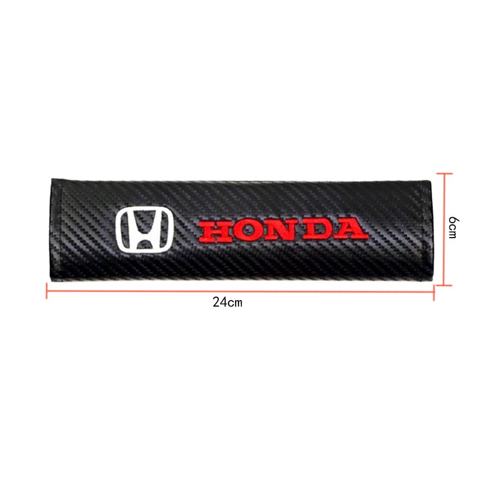 GTIOATO BọC DâY An ToàN Xe HơI DâY Đai An ToàN Ô Tô Đệm Bọc Dây Đai An Toàn Xe Hơi Sợi Carbon ChốT CàI DâY An ToàN Xe Ô Tô Phụ KiệN Ô Tô Cho Honda City BRV Civic Jazz Brio CRV Accord HRV Mobilio Odyssey Fit