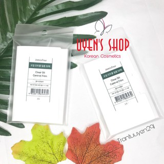 Giấy thấm dầu Innisfree Clear Oil Control Film (50 miếng)