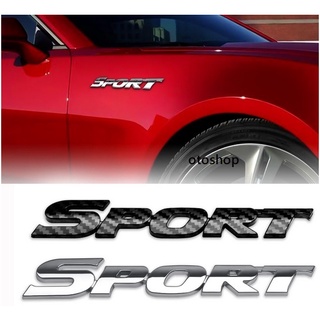 Tem chữ SPORT trang trí xe