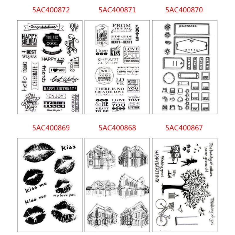 Con Dấu Silicon Trong Suốt Họa Tiết Chữ Happy Birthday Dùng Trang Trí Sổ Tay Diy | BigBuy360 - bigbuy360.vn
