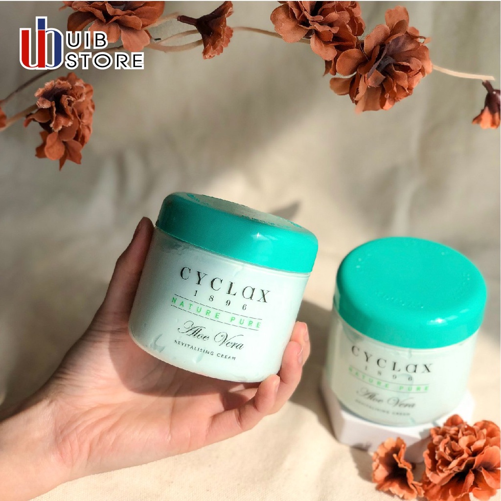 Kem dưỡng ẩm phục hồi da chiết xuất lô hội - Aloe vera revitalising cream CYCLAX 300ml