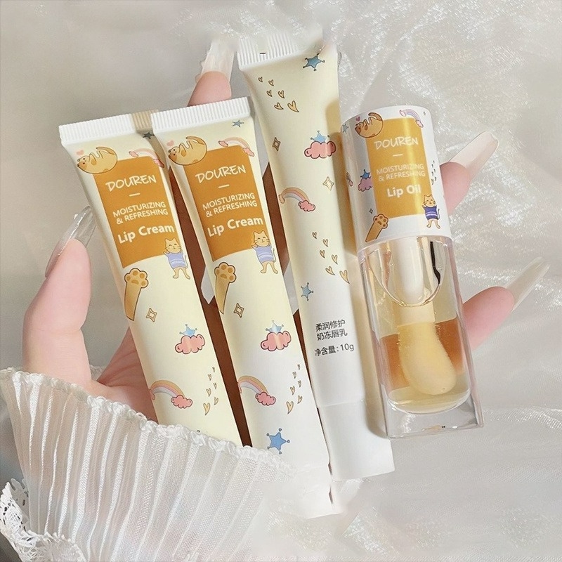 Son Dưỡng Môi Chiết Xuất Mật Ong Dưỡng Ẩm Mềm Mịn Chống Thấm Nước Giảm Nếp Nhăn