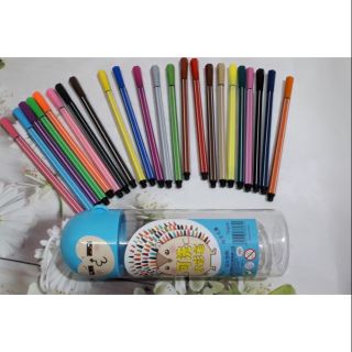 24cây bút dạ màu đáng yêu kèm hộp